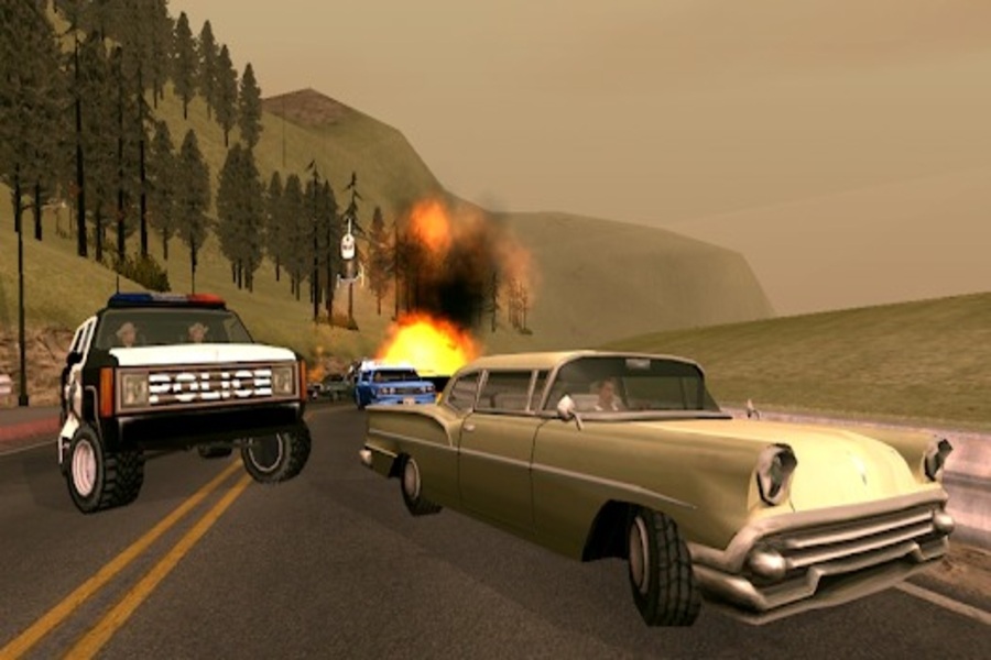 baner gta san mod xe do