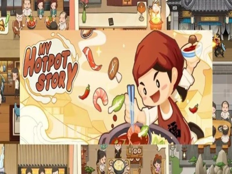 Không gian nhà hàng trong My HotPot Story MOD