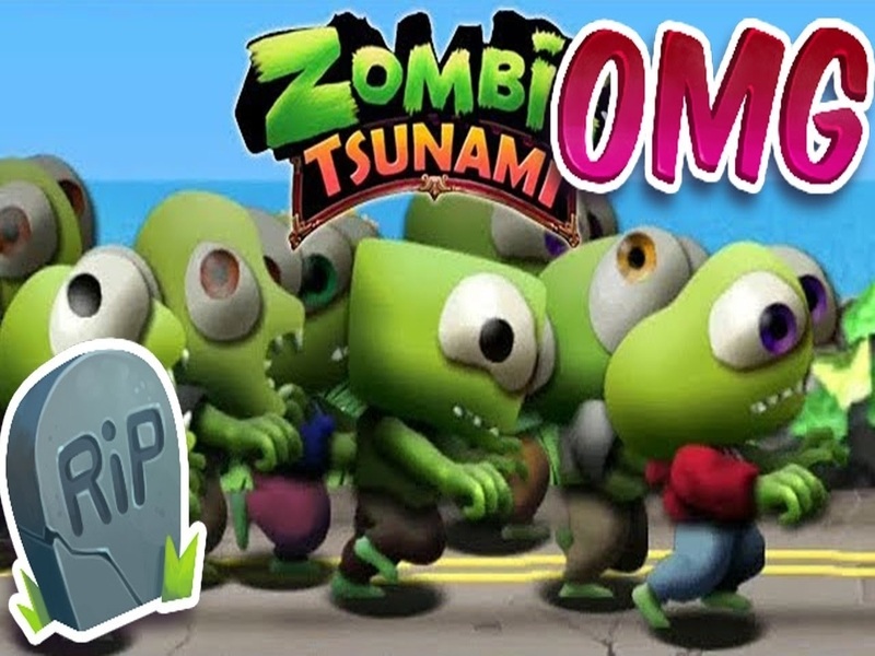 So Sánh Bản Gốc Và Hack Zombie Tsunami