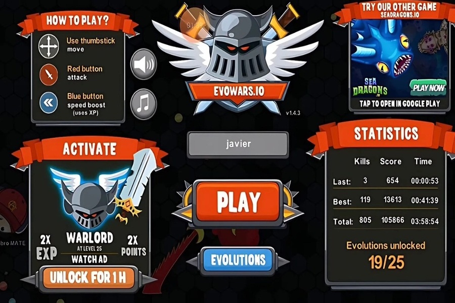 Banner EvoWars io Hack