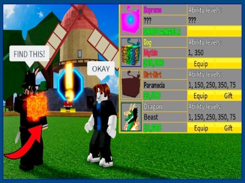 Menu Hack Đa Năng Của Hack Blox Fruit
