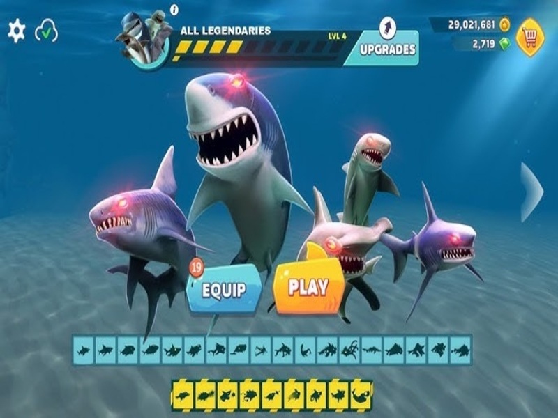 Tải Hungry Shark World Hack (Vô Hạn Tiền, Menu) v7.3.3 5 So Sánh Bản Gốc Và Bản Hungry Shark World Hack