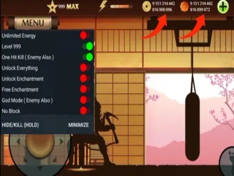 Tính Năng Nổi Bật Của Hack Shadow Fight 2