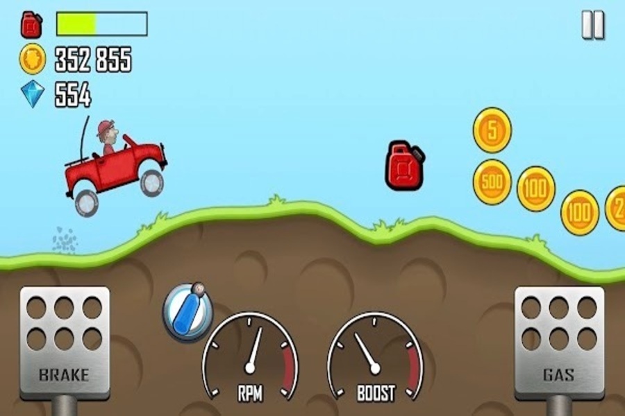 Banner Hack Hill Climb Racing