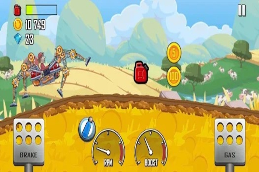 Banner Hack Hill Climb Racing