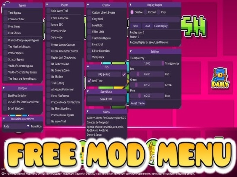 Hướng Dẫn Cài Đặt Hack Geometry Dash