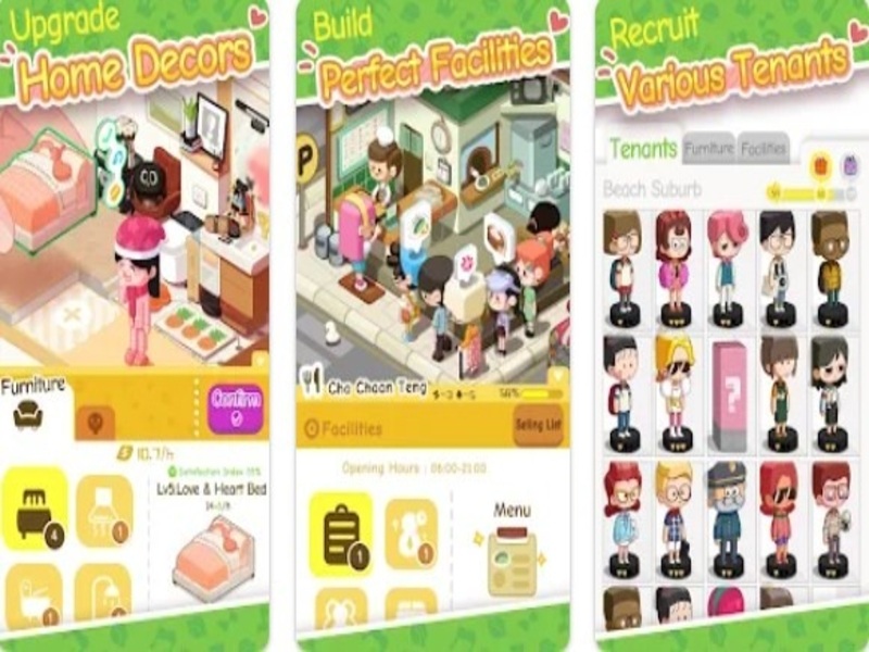 Tải Rent Please Landlord Sim Mod Apk (Vô Hạn Tiền, Menu) v1.80.5.2 3 Nhịp Game Thư Giãn Trong Rent Please Landlord Sim Mod