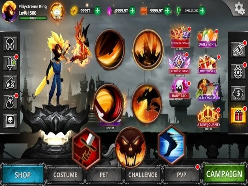 Ưu Điểm Trong Hack Stickman Legends