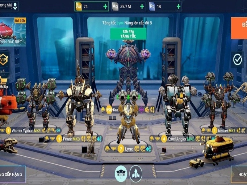 Tải Hack War Robot Mod Apk (Vô Hạn Tiền, Menu) v12.3.1 2 Đa Dạng Robot Và Vũ Khí Để Tùy Chỉnh