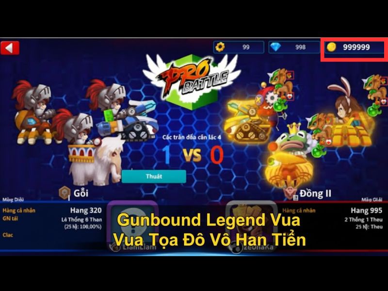 Gunbound Legend Vua Tọa Độ Vô Hạn Tiền Có Gì?