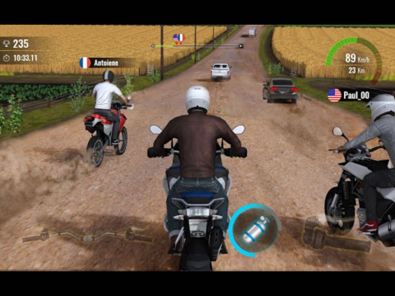Hệ thống nhiệm vụ thử thách với Traffic Rider Mod APK