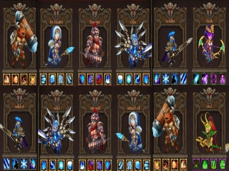 Hệ Thống Tướng Đa Dạng Với Kỹ Năng Riêng Hack Epic Heroes War