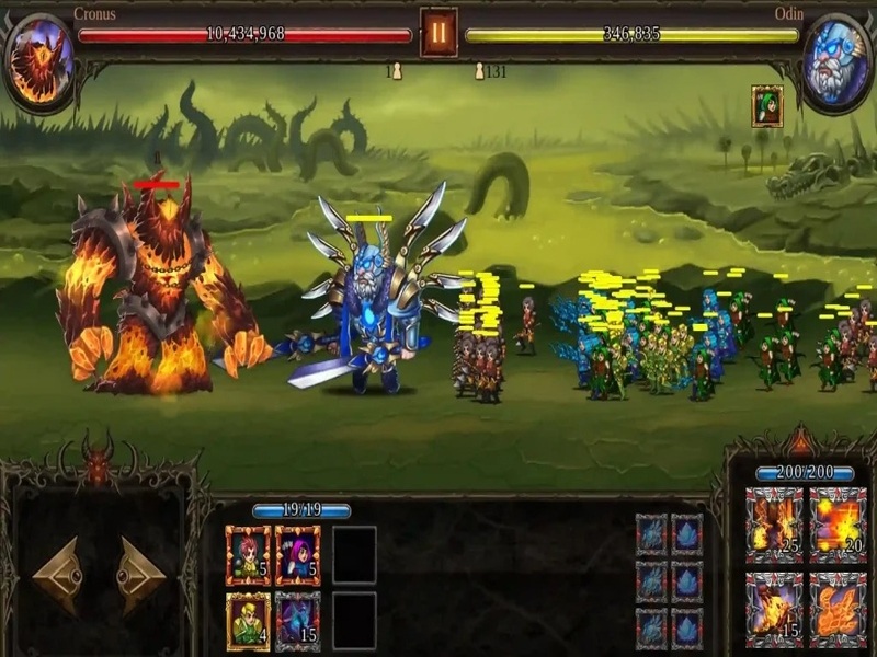 Nhiều Chế Độ Thử Thách Hấp Dẫn Hack Epic Heroes War