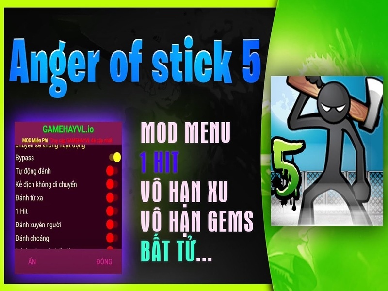 Tính Năng Nổi Bật Trong Anger of Stick 5 Hack