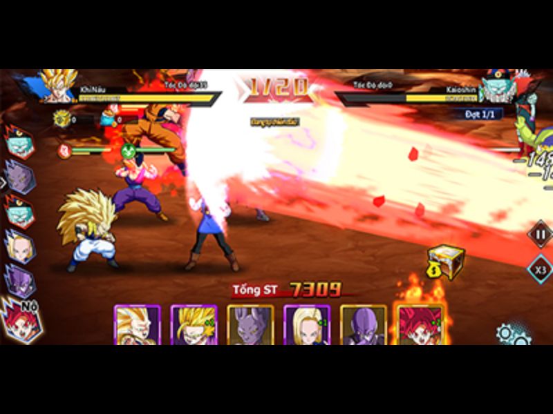 Đồ họa Anime bắt mắt, hiệu ứng mượt mà trong Hack Combo Thức Tỉnh Huyền Thoại
