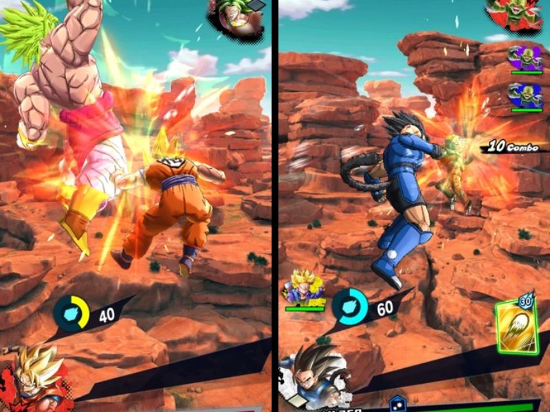 Lối chơi hành động hoành tráng trong Dragon Ball Legends Apk