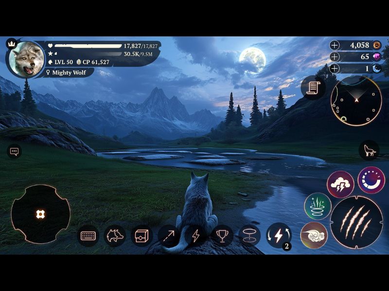 Đồ họa và hiệu ứng trong Hack The Wolf