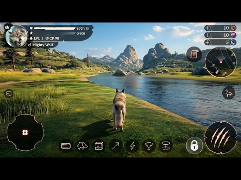 Lối chơi đơn giản trong Hack The Wolf