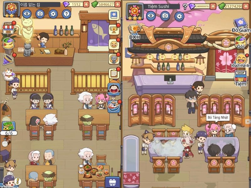 Quản Lý Tiệm Sushi trong Hack Tiệm Sushi Mơ Ước