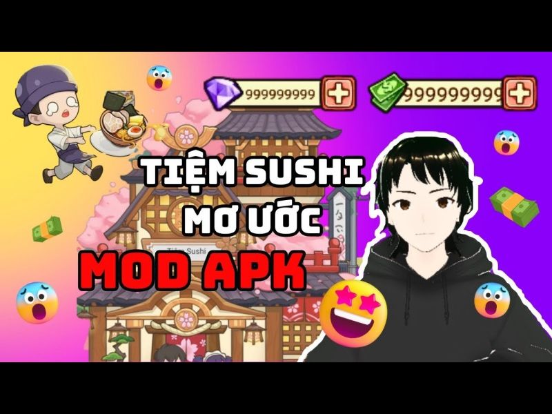 Tiệm Sushi Mơ Ước Hack Full Tiền, Kim Cương Có Gì?
