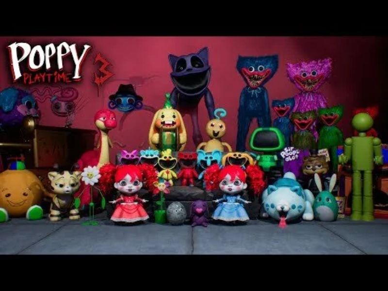 Tải Poppy Playtime Chapter 3 APK v1.0.25 Miễn Phí 4 Hệ thống nhân vật trong Poppy Playtime Chapter 3 Apk