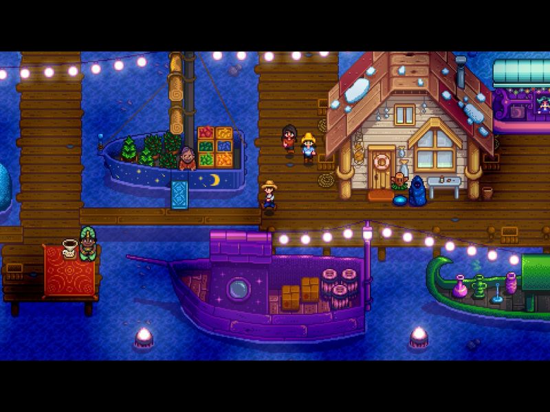 Thị trấn sống động và hệ thống quan hệ phong phú trong Stardew Valley APK