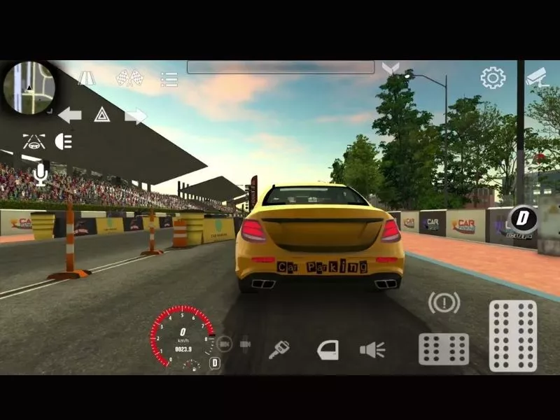 Cơ chế điều khiển mô phỏng sát thực tế trong Hack Car Parking Multiplayer