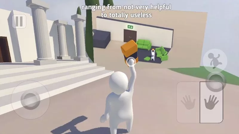 Đồ họa 3D tối giản nhưng hiệu quả trong Human: Fall Flat Apk 