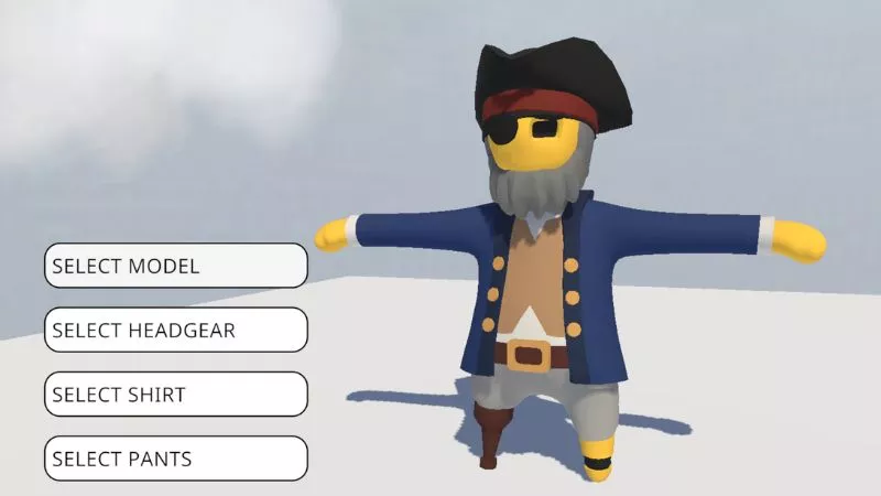 Tùy biến nhân vật theo phong cách riêng trong Human: Fall Flat Apk 