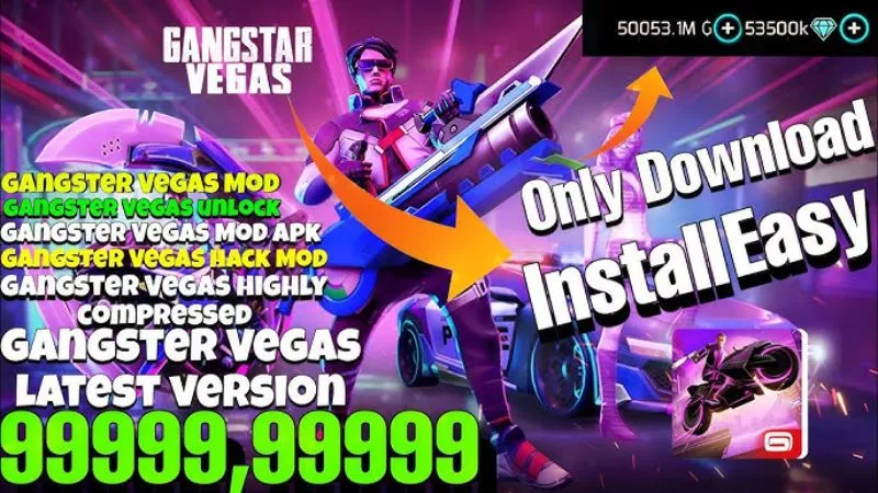 Những Tính Năng Nâng Cấp Vượt Trội Trên Bản Gangstar Vegas MOD APK