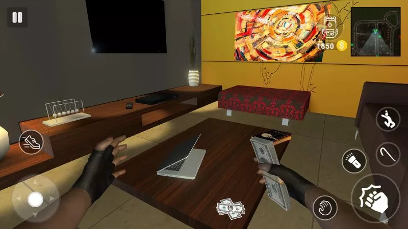 Thief Simulator MOD APK thực hiện nhiệm vụ lén lút trên Android