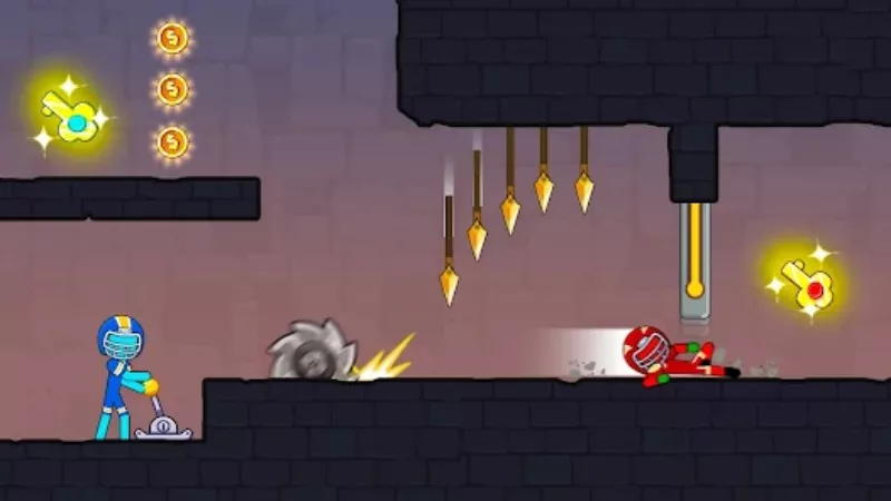 Giới thiệu Stickman Red boy and Blue girl MOD APK