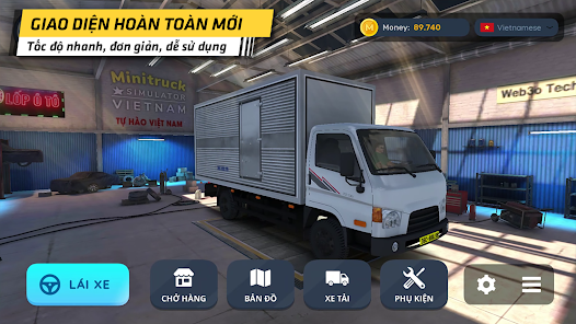 Minitruck Simulator Vietnam đưa người chơi vào vai gì
