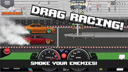 Pixel Car Racer là trò chơi như thế nào